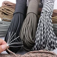550 Paracord 7 Strand 4mm Durable Camping Accessories Outdoor Survival DIY Bracelet Rope Hiking Clothesline Camping Gadgets 3