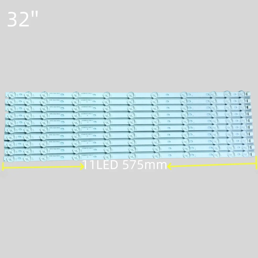 20 PCS 11LED 575mm LED backlight strip for TV 32 inch REV0.2 VES315WNDS-01 32HXC01U 32D1333DB VES315WNDL-01