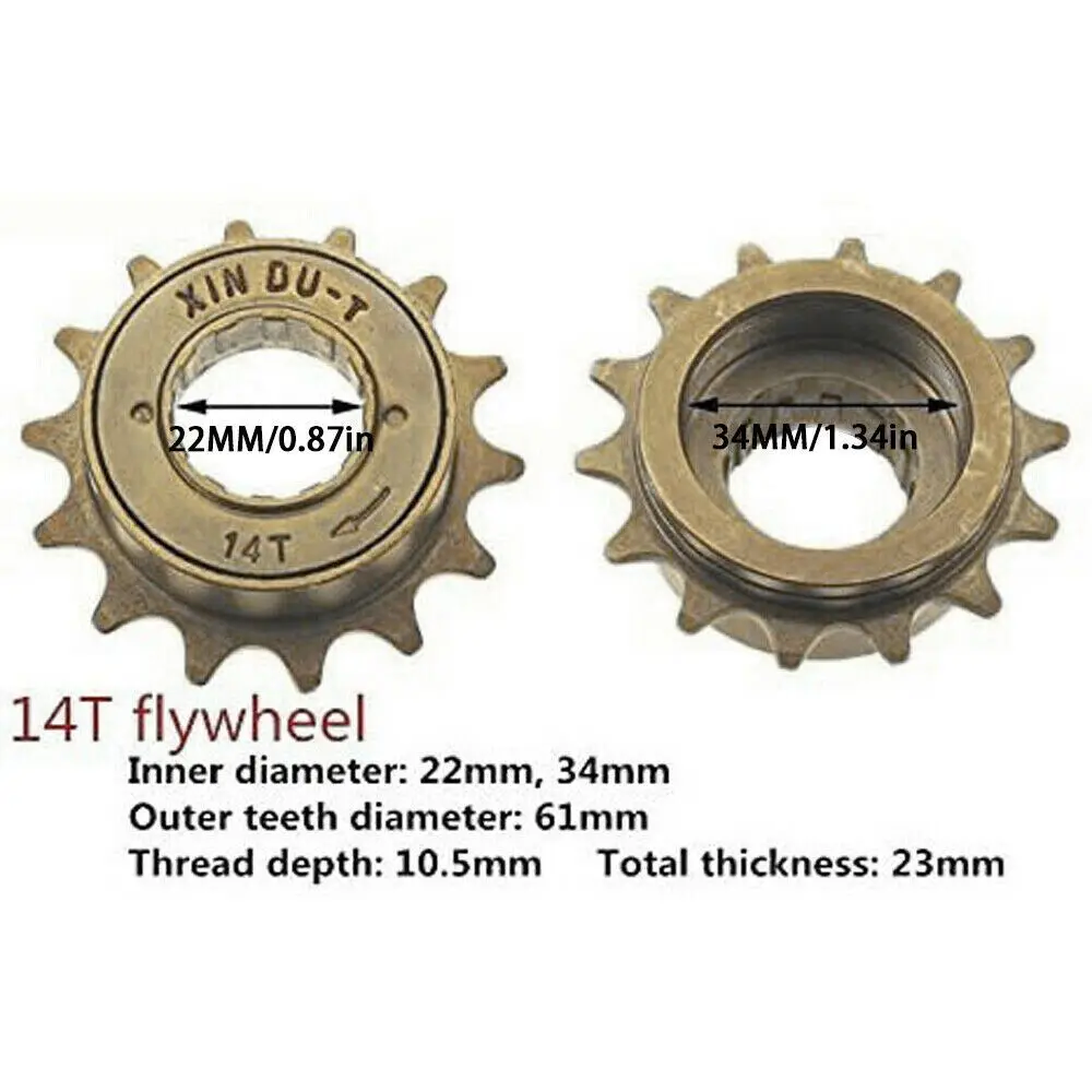 AliExpress Electric Car Steel 12/14/16T Single Speed Cycling Supplies Bicycle Sprocket Bike Freewheel