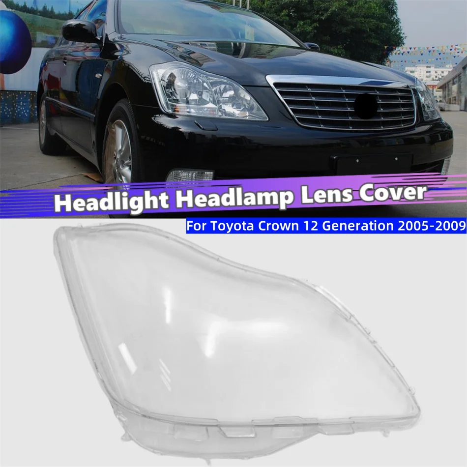 For Toyota Crown 12 Generation 2005 2006 2007 2008 2009 Car Internal Spare Parts Lampshades Lamp Headlight Rubber Cover