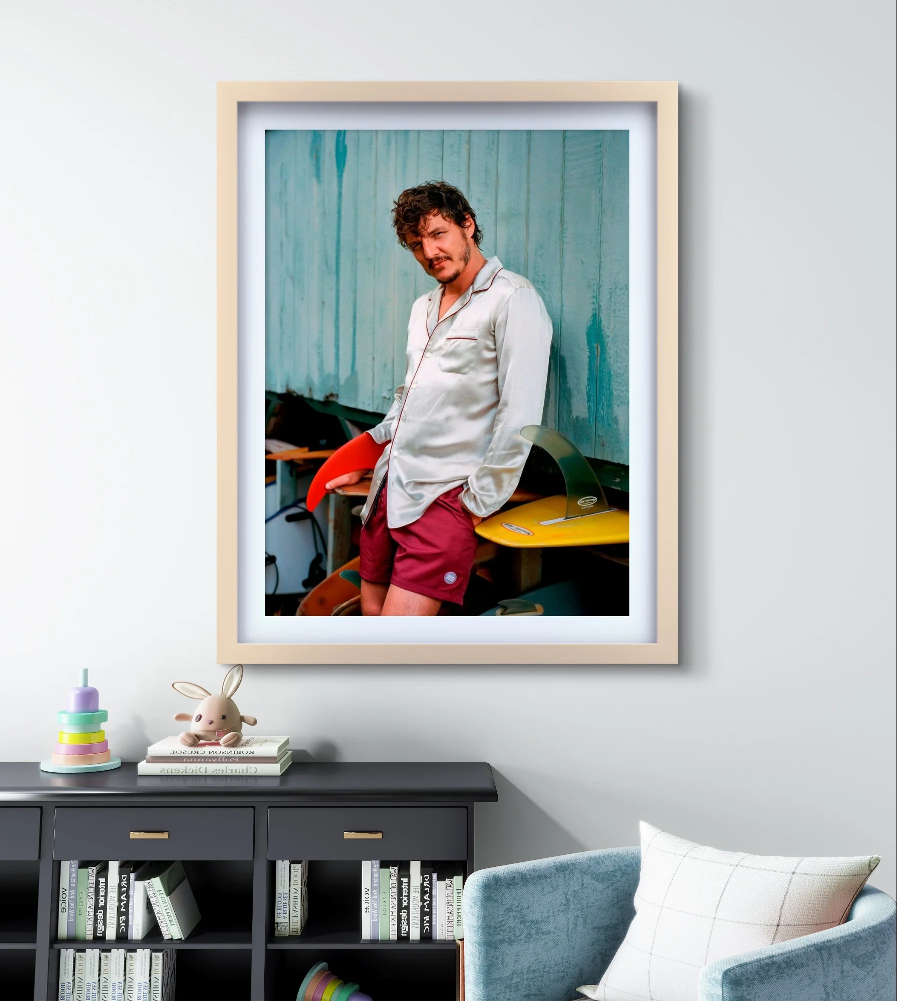 الممثلين الفيلم الشعبي 5D الماس طقم الطلاء بيدرو باسكال فسيفساء ملصقات DIY بها بنفسك الماس التطريز ديكور المنزل مروحة هدية