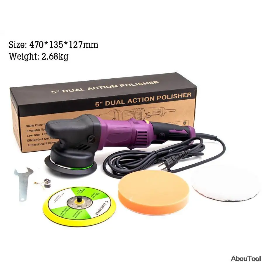 Car Polishing Machine Grinding Speed Regulation Household Glass Scratch Repair Waxing Sealing Glaze Beauty Waxing Machine Tools