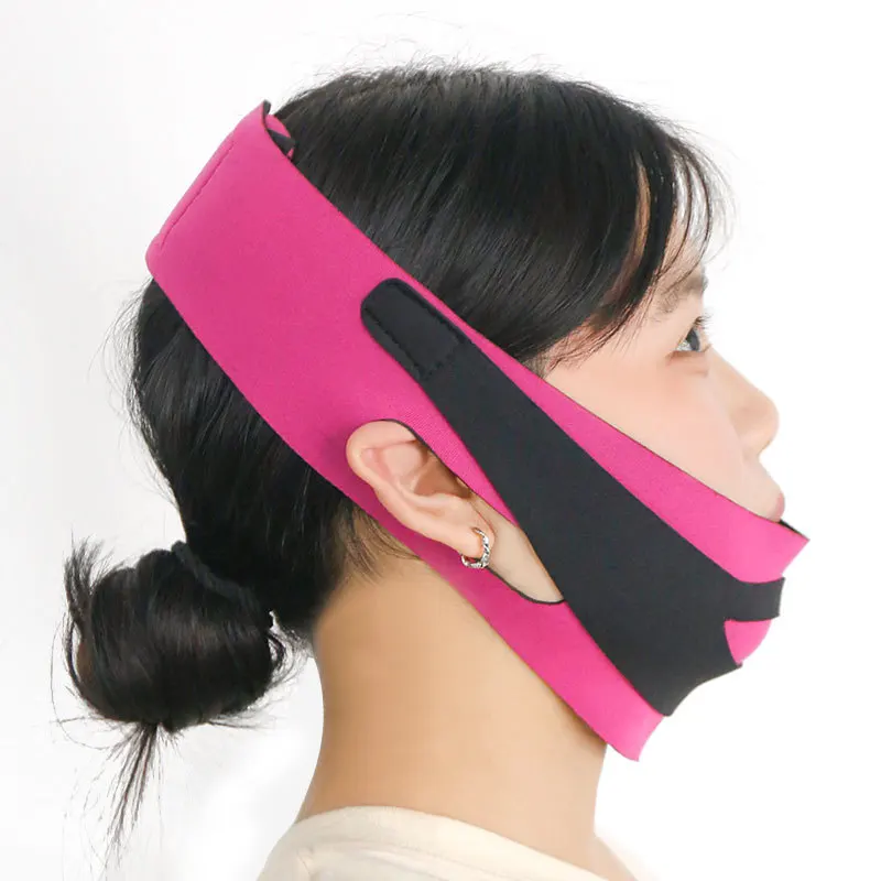 High Elastic Facial Bandage Mask Anti-edema Face Strap Elastic Facial Wrap Practical Beauty Tool for Reducing Puffiness Daily view 2