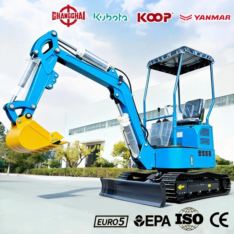 

Мини-экскаватор 1.5/2.0 тонны с двигателем Kubota, стандарт EPA/Euro 5, многофункциональный строительный мини-экскаватор, дизельный, с инструментами Kubota.