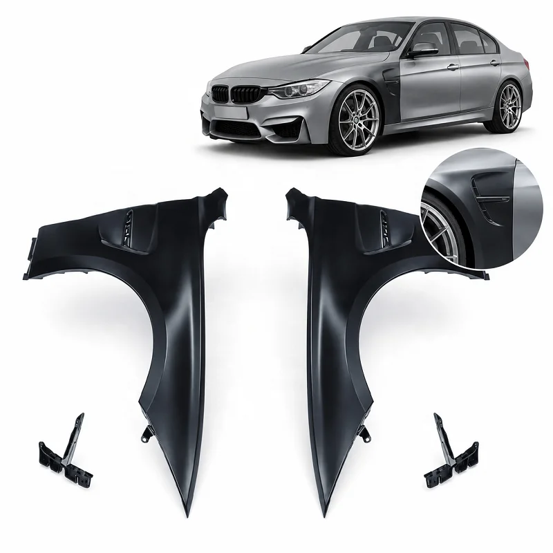 Auto Exterior Body Parts M3 Design Front Fender fit for B M W F30 3 Series 2013-2019 Upgrade Wing Panel Steel/Metal Material