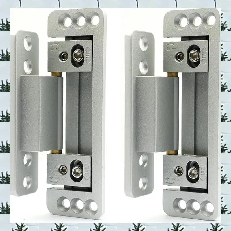 

ABLG Door Hinges,2Packs Adjustable Door Hinges,110Lbs Load-Bearing,Heavy Duty Concealed Hinges For Secret Door