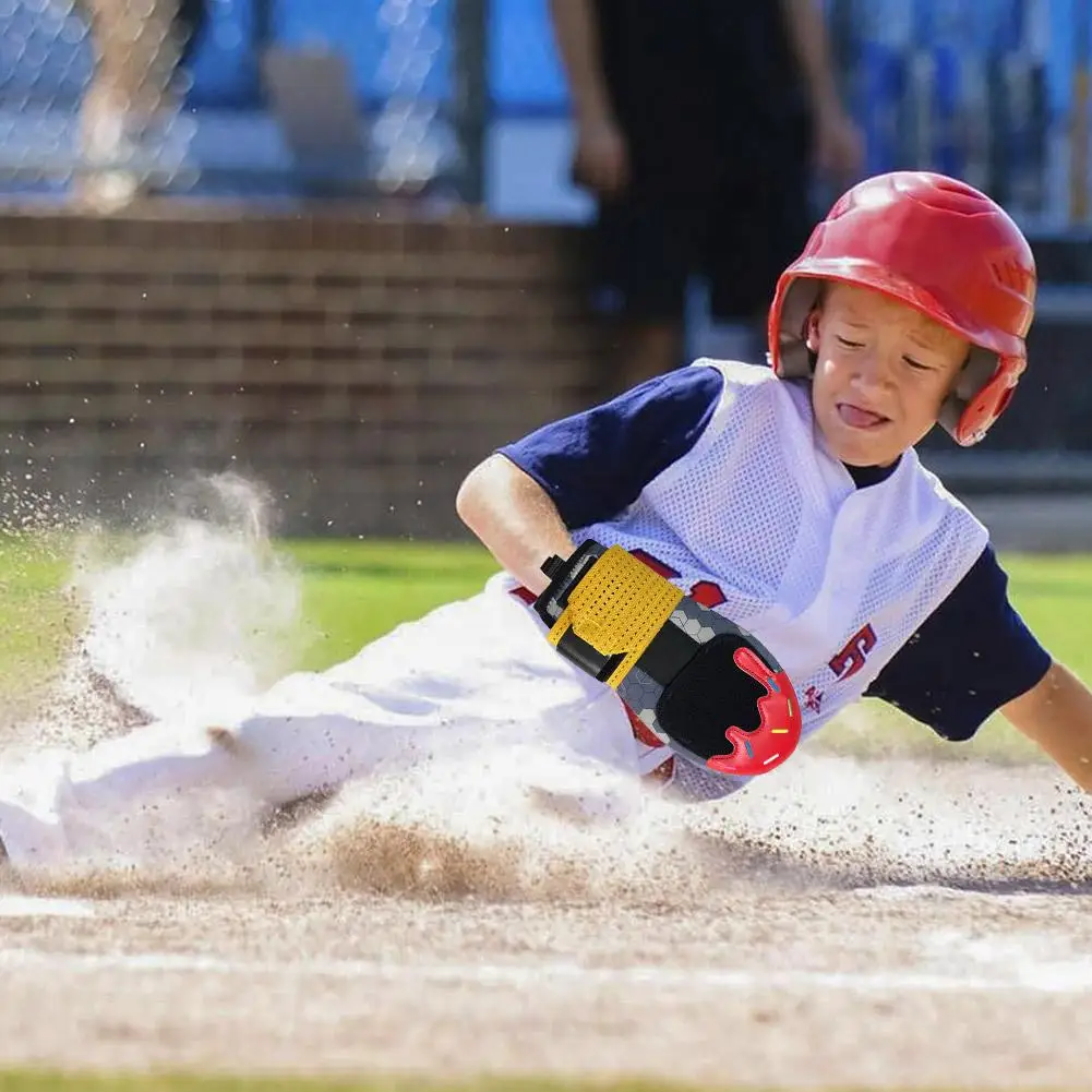 Honkbal Glijdende Verstelbare Beschermende Handschoen Jeugd Honkbal Glijbaan Softbal Volwassen Apparatuur Beschermende Verstelbare Handschoenen N8P1