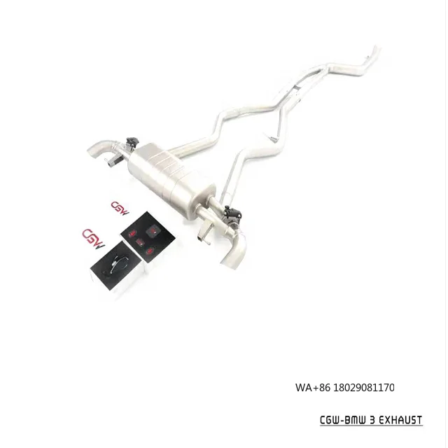 

Выхлопная система CGW последнего дизайна: глушитель с одним патрубком для G20 G21 G22 340i 440i (Catback)