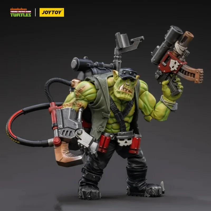Figurki akcji JOYTOY Warhammer 40k 1/18 Anime 12CM Ork Kommandos Model Kolekcjonerski Zabawka Prezent