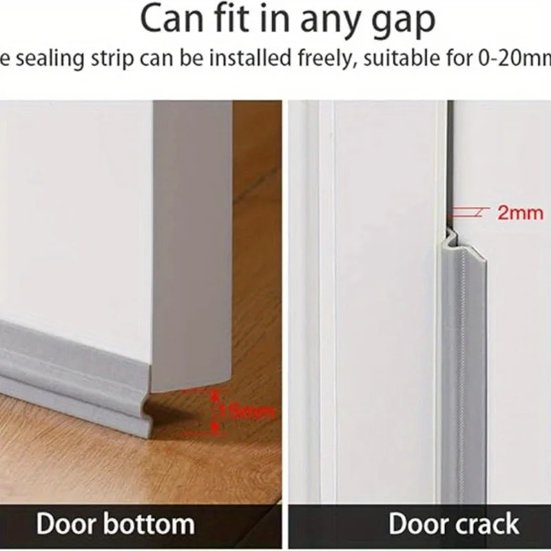 1pc, Self-Adhesive Window Sealing Strip, Weather Soundproofing Sound Insulation Anti Air Leak