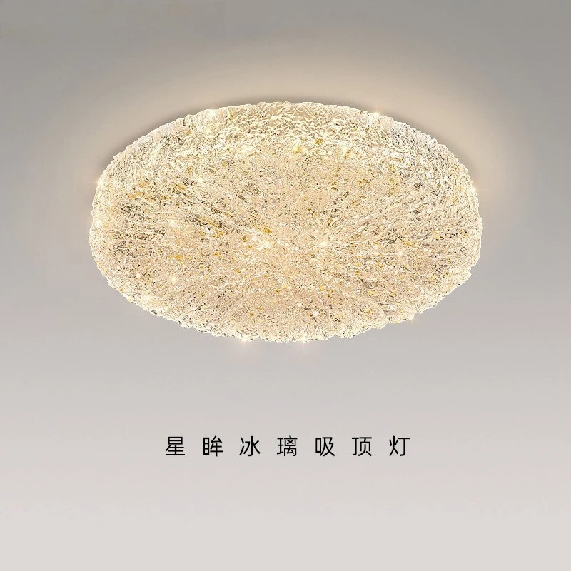 

Minimalist Resin Ceiling Light - Gold Luxury LED for Bedroom Living Room and Kitchen Decor - Round Ceiling Lamp (40cm 50cm 60cm)
