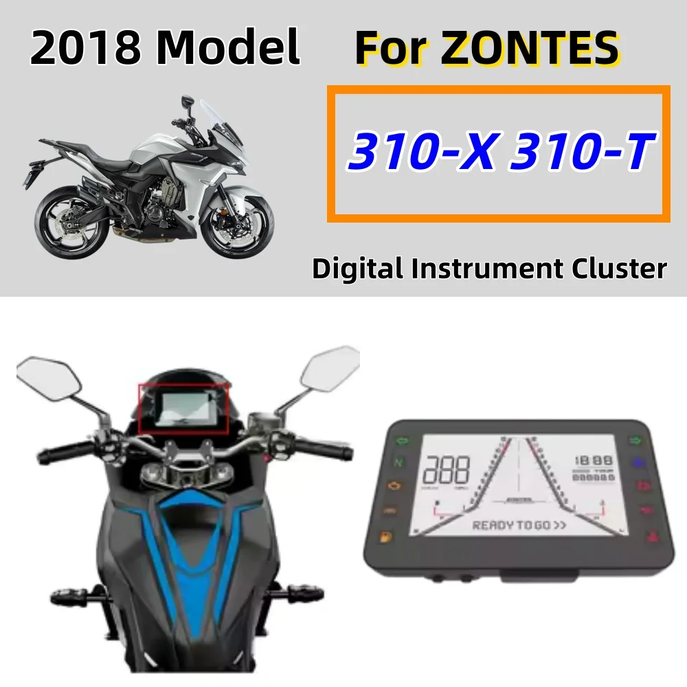 Suitable for ZONTES ZT 310X / ZT 310T (2018 model) – Original OEM electronic instrument cluster (odometer/speedometer)