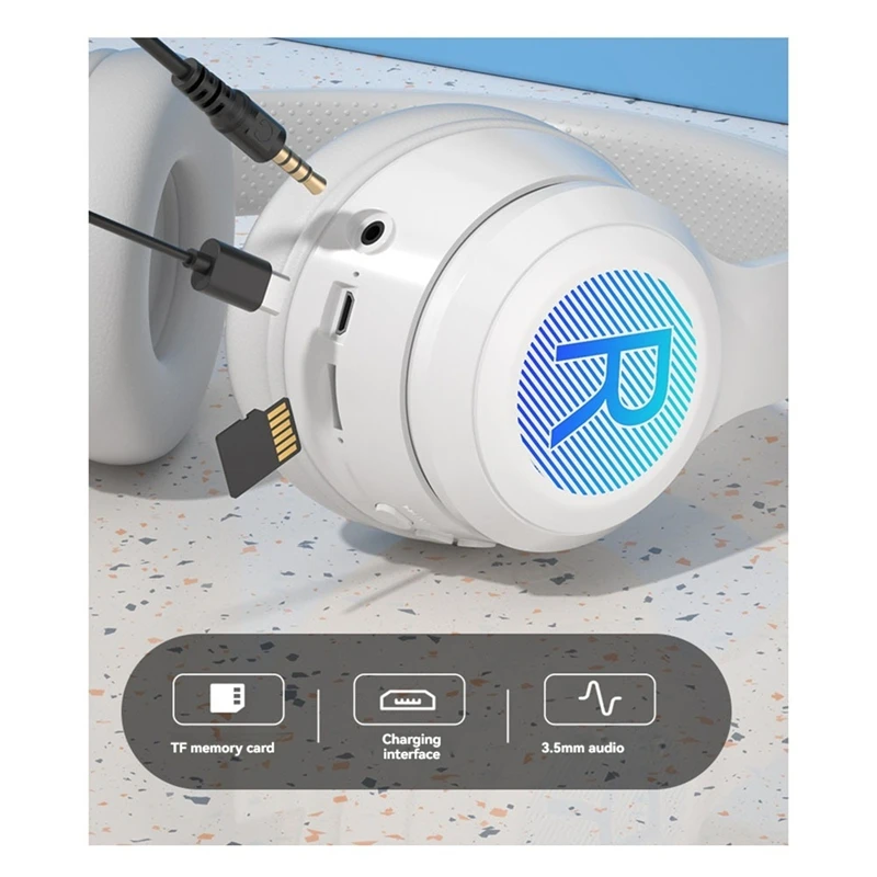 Bluetooth 5,3, наушники с активным шумоподавлением, беспроводная гарнитура со встроенным Hi-Fi стереозвуком для путешествий, работы