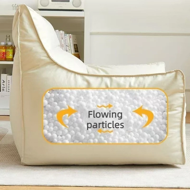 Comfort Lazy Sofa Single Bean Bag Sofas Large Office Living Room Sofas Frameless Floor Sofa Relaxing Puff Armchairs with Filling - view 2