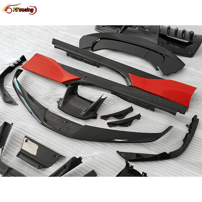 OEM Style Dry Carbon Fiber Car Body Kit For Ferrari SF90 2019-2022