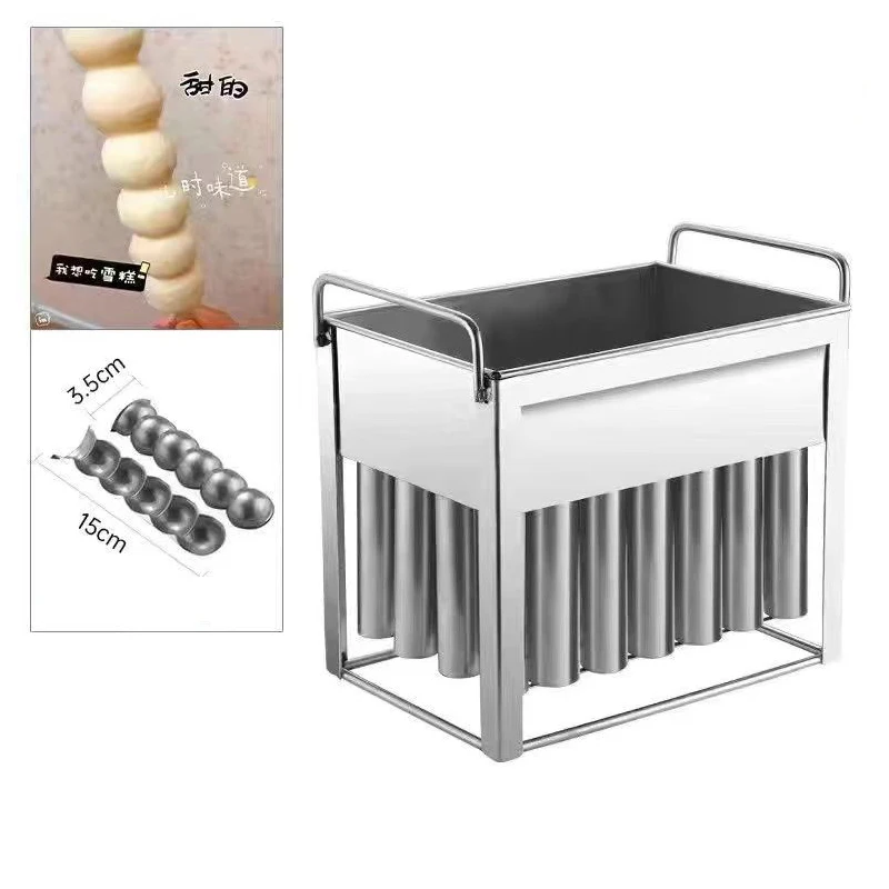 40pcs Popsicle Mould Ice Lolly Mold Stainless Steel Ice Cream Mold Popsicle Mold Tool with Stick Holder