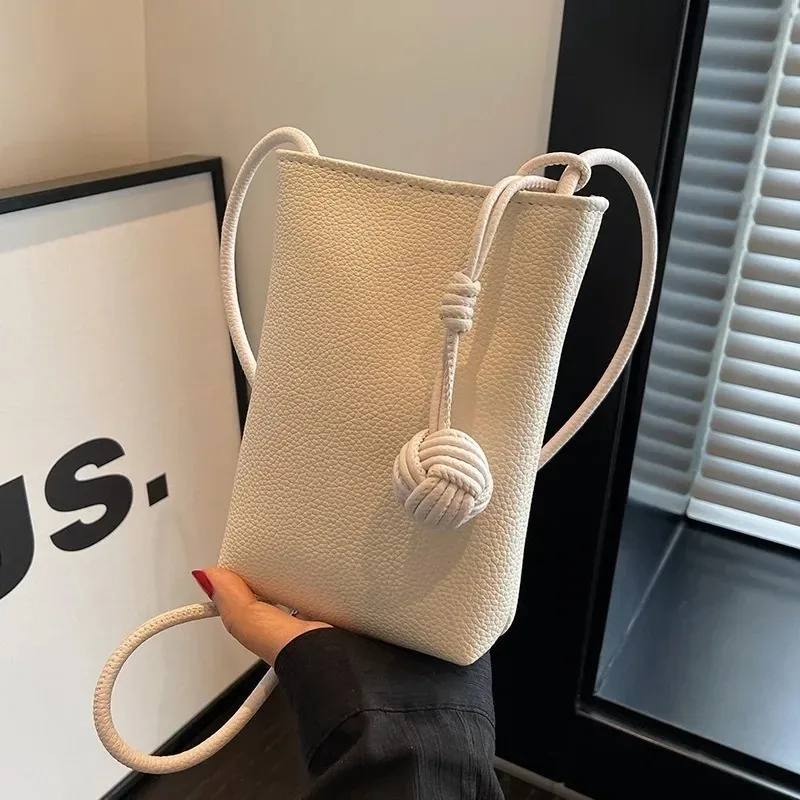 Women Leather Small Crossbody Bag Designer Cell Phone Bag Lightweight Fashion Shoulder Bag Ladies Travel Purse image 5