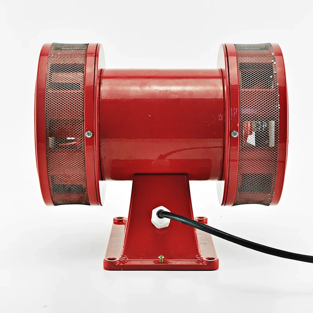 MS-690 Double-head motor alarm wind screw alarm high-power two-way air defense mining high-decibel 220v