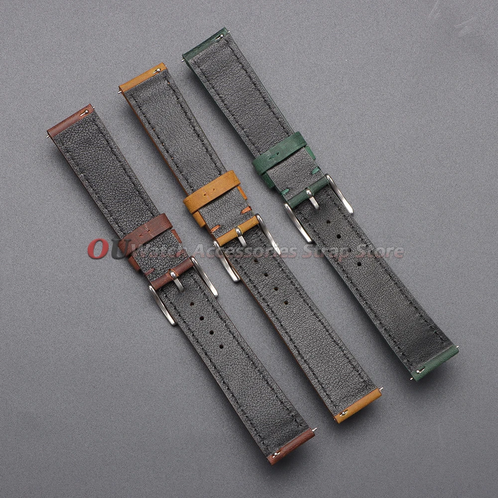 18mm 19mm 20mm 21mm 22mm 24mm - Leather Strap Quick Release ulasan dan harga