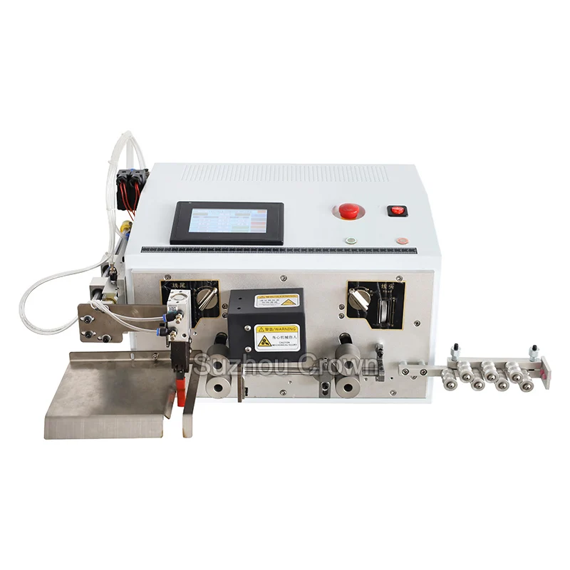 High Speed Wire Processing 2 Wires at Same Time Automatic 2 Wires Cutting Stripping Machine