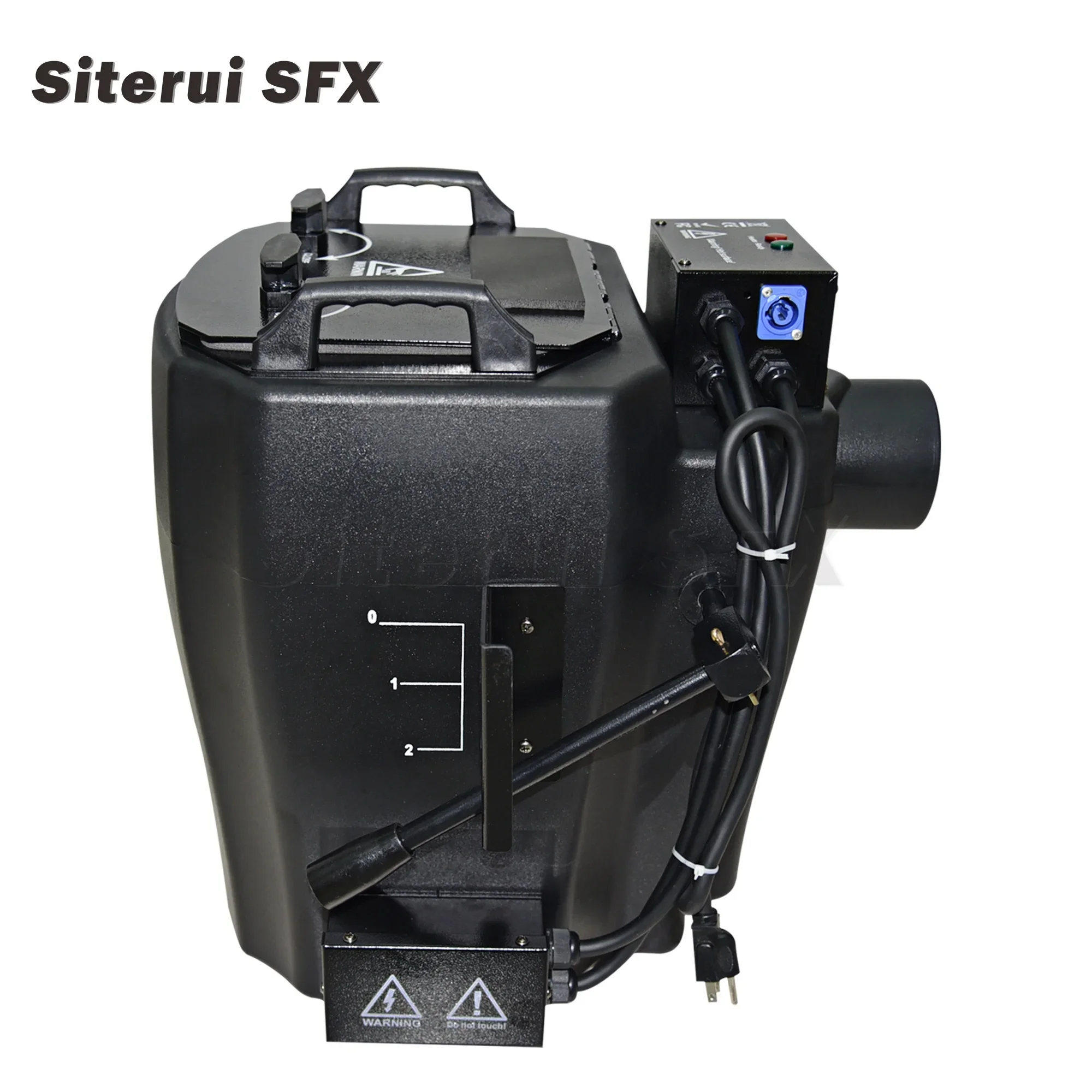 SITERUI 6000W dry ice machine low fog machine with persistent and heavy  low smoke for wedding and stage performances