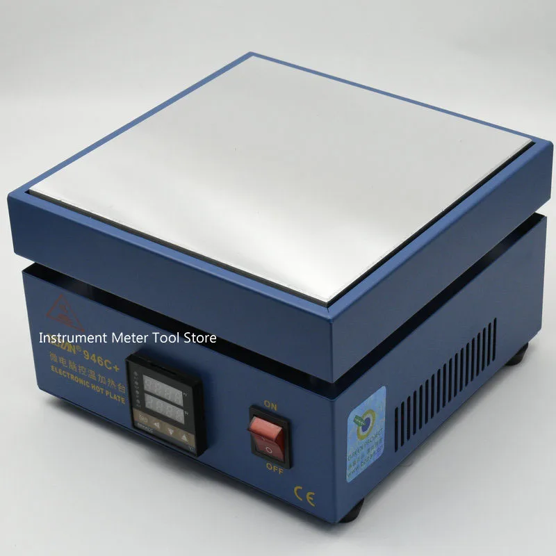850W 946C Electronic Hot Plate Preheat Digital Preheating Station 200x200mm For PCB SMD Heating Led Lamp Desoldering 110V/220V