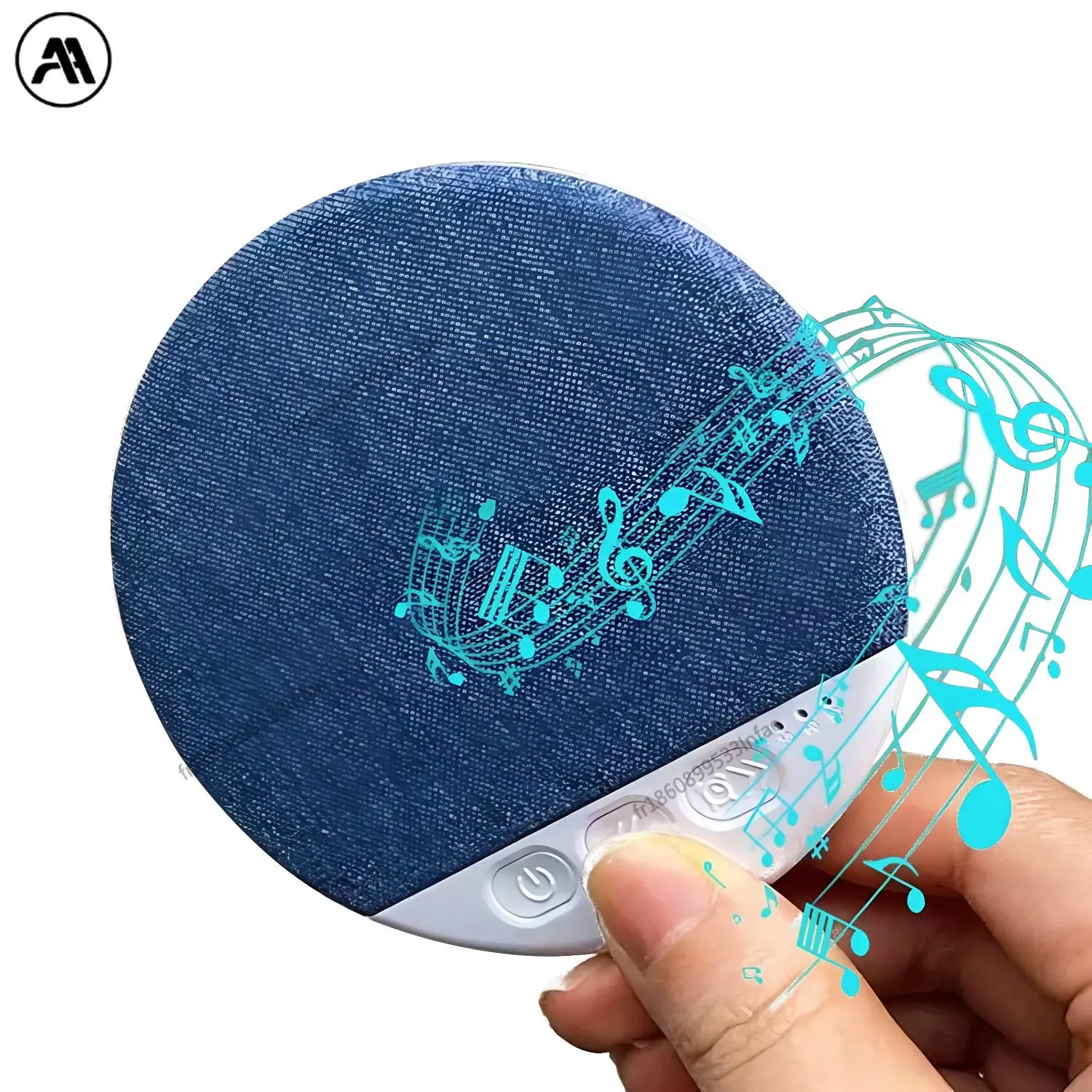 NUEVO Altavoz Inalámbrico Azul para Almohada, Ayuda para Dormir, Bluetooth, Altavoz Bajo la Almohada, Temporizador de 30/60/90 Minutos, Sonido Estéreo