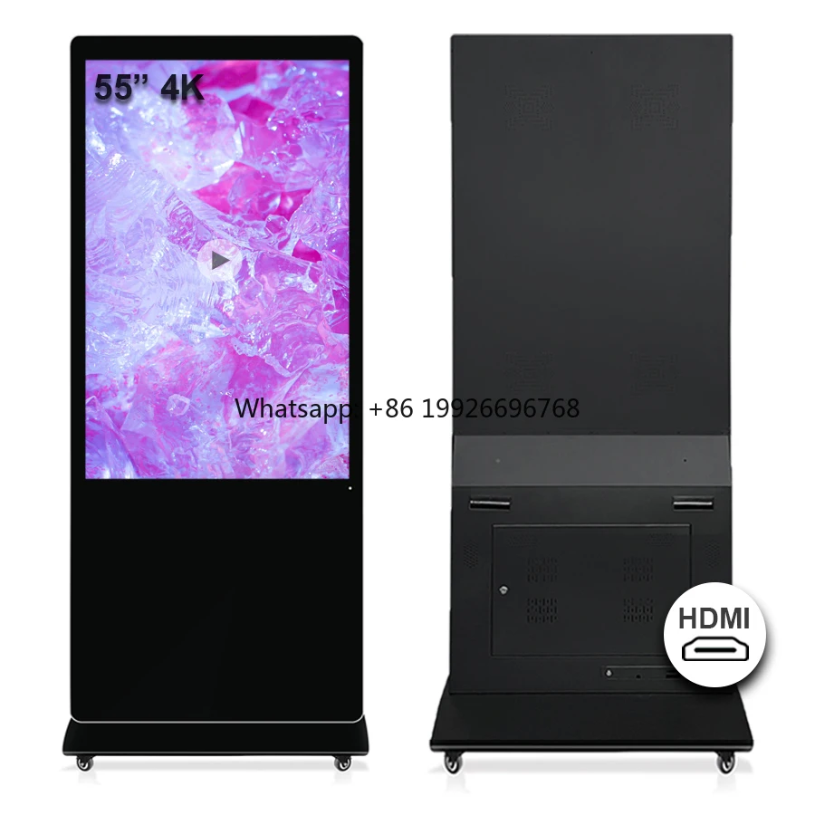 55-дюймовый 4K вертикальный ЖК-вывеска