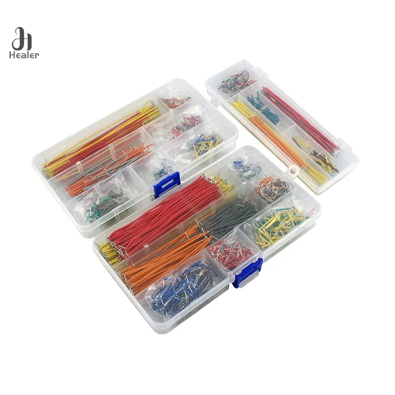 140/350/560/Pcs U Shape Solderless Breadboard Jumper Cable Wire Kit For PCB Bread Board Prototyping Circuits, For DIY