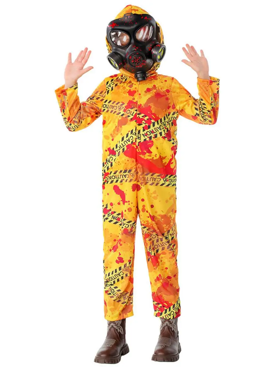 Costume de spectacle loween pour enfants, Costume de spectacle sur scène scolaire, Cosplay de ruisseau Biohazard, nouvelle collection 2025