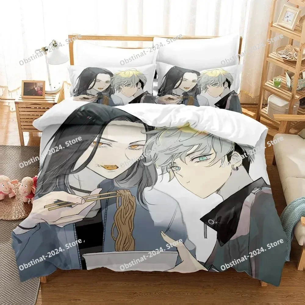 Tokyo Revengers Bedding Set Single Twin Printed Bed Set With Pillowcase Bed Duvet Cover Soft Single Double Queen Super King Size