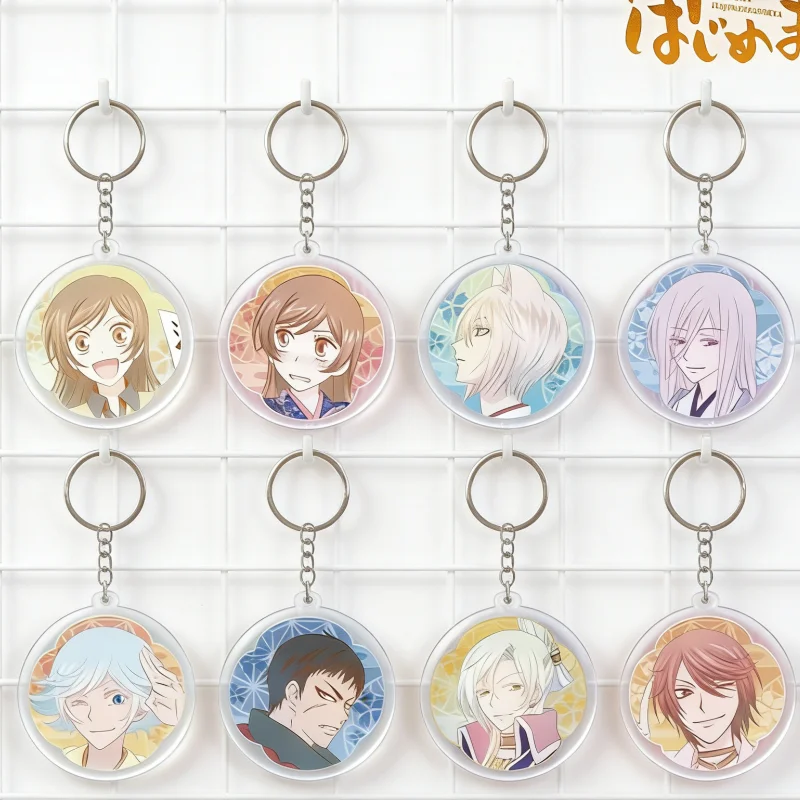

Kamisama kiss anime Nanami Momozono circle Acrylic Pendant Keychains bag decorations cartoon character Holiday Gifts