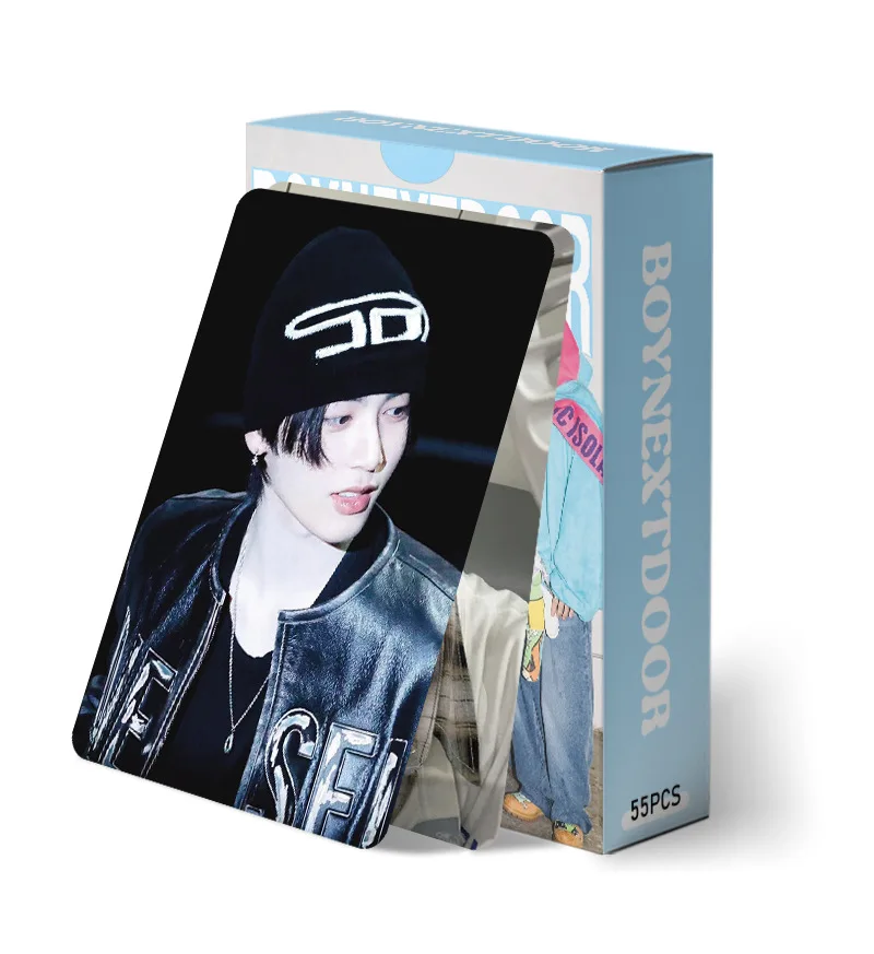 Imagem -04 - Boynextdoor-hd Impresso Photocards Paranova Série Álbum Cartões Lomo Sungho Lee Sangyoung Han Dongmin Presentes 55 Pcs por Conjunto Fãs