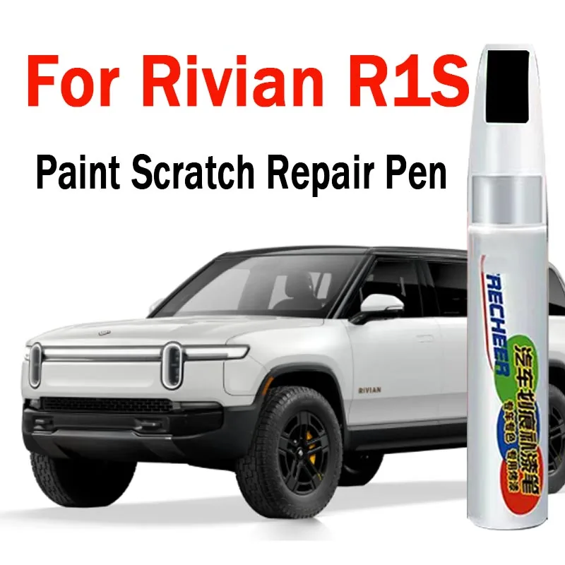

Car Paint Repair Pen Scratch Remover for 2021-2026 Rivian R1S Touch-Up Paint Pen DIY Car Paint Car Accessories Black White Grey