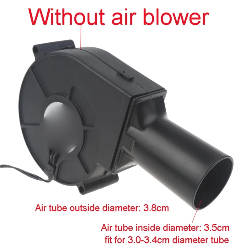 38mm Air Ducting Tubes for 12V 24V 5V 9733 Cooking BBQ Air Blower Cooling Fan