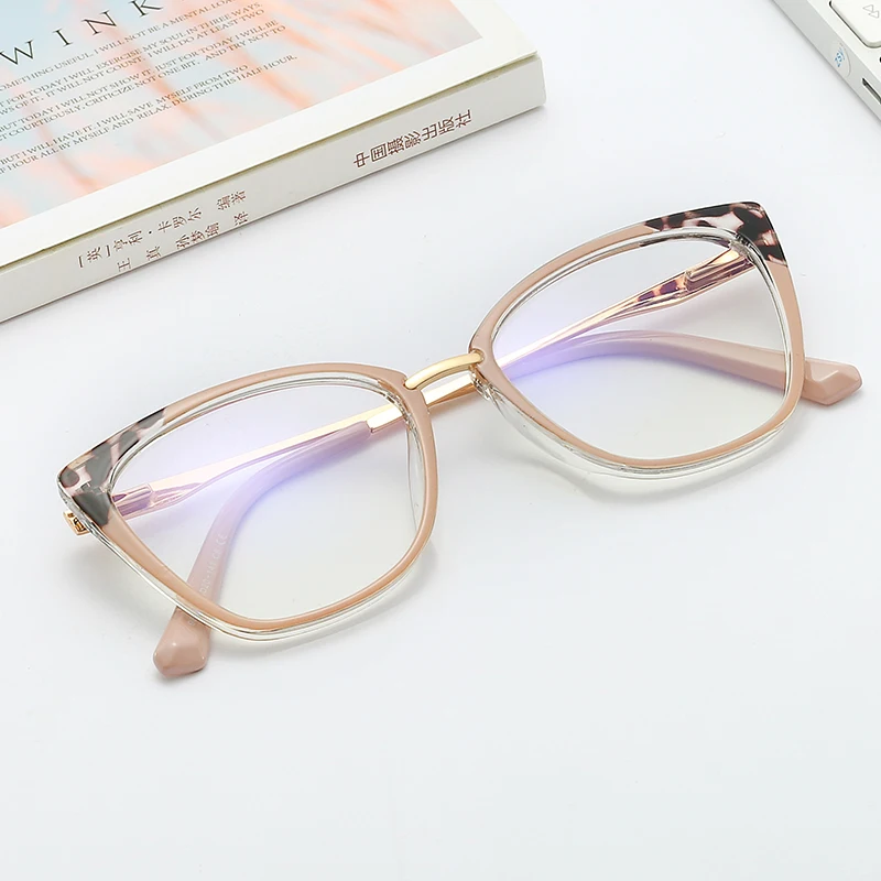 BEMORE Butterfly Square Acetate Prescription Glasses Women Blue Light Blocking Photochromic Progressive Optical Glasses