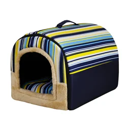 Sofa For Dog Bed Cat Puppy Rabbit Pet Foldable Warm Soft Warm Pet Kennel Sofa Sleeping Bag House Puppy Cave Bed