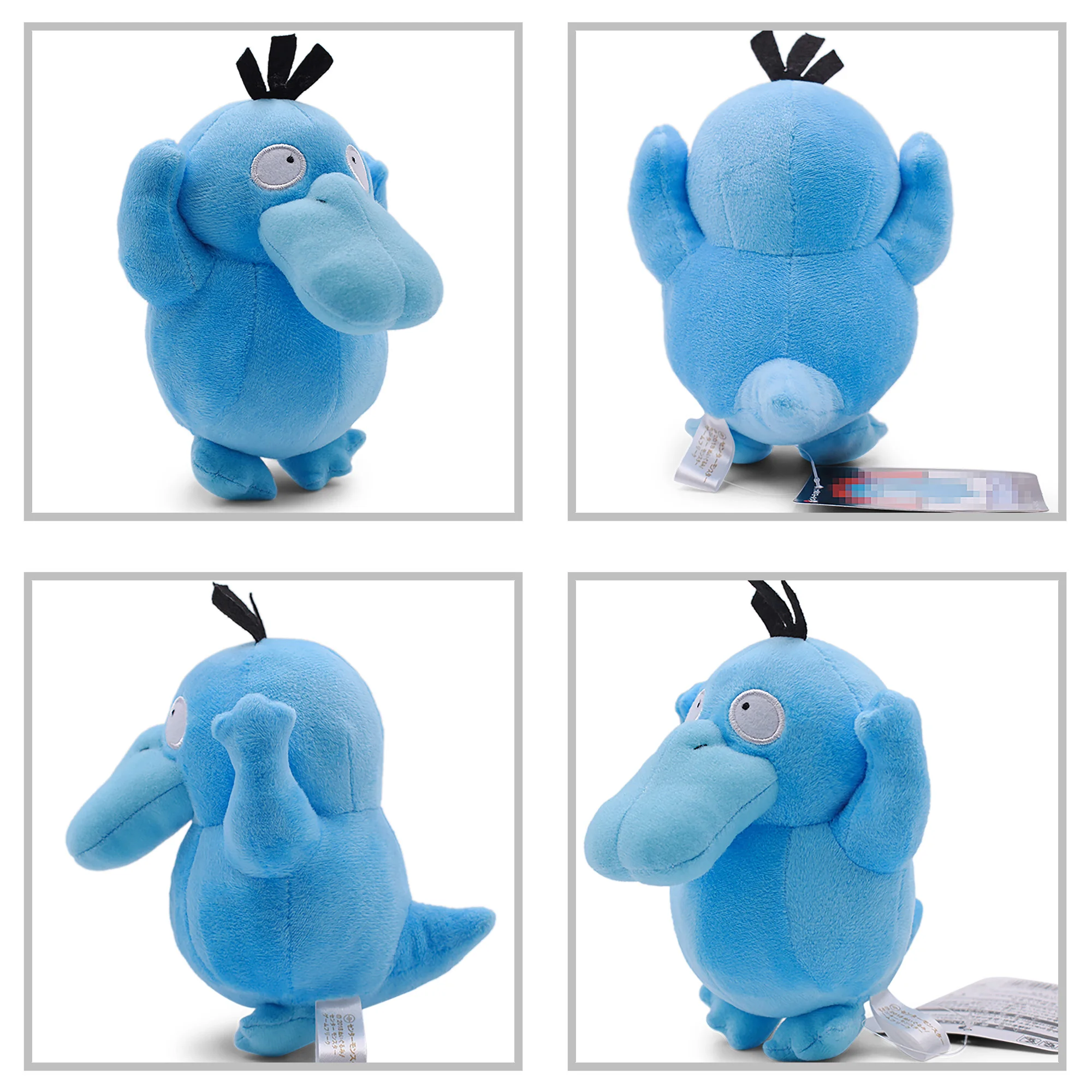 NEW Shiny Psyduck Anime Pokemon Plush Toys Blue Peluches Soft Stuffed Cartoon Doll Decoration Kids Gifts pokemon plush