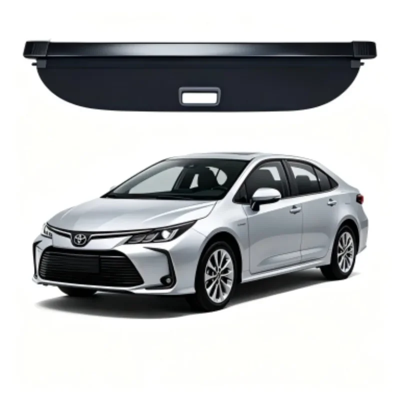 Cargo Cover Trunk Privacy Shade Rear Security Partition Anti-Theft Shield Organizer for Toyota Bozhi 3X Standard Door Handle