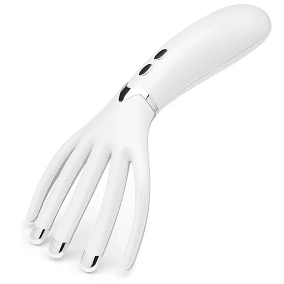 (AD11] Rechargeable Style Mini Massager Multi-Function Heating Massager Head Electric Portable Massage Comb Vibration