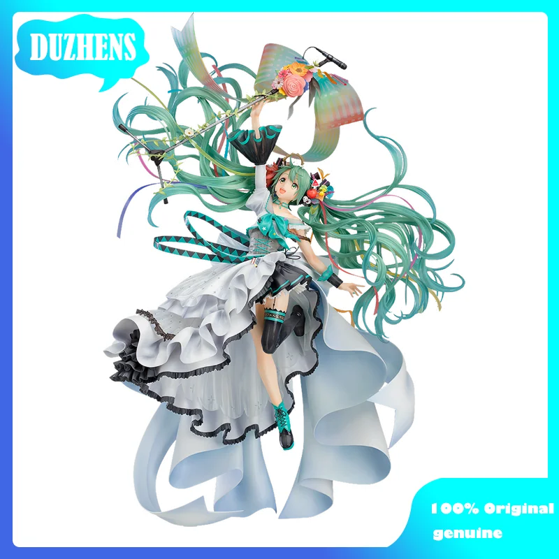 

GSC Original:MIKU 10th Anniversary Memorial Dress 43cm PVC Action Figure Anime Figure Model Toys Collection Doll Gift