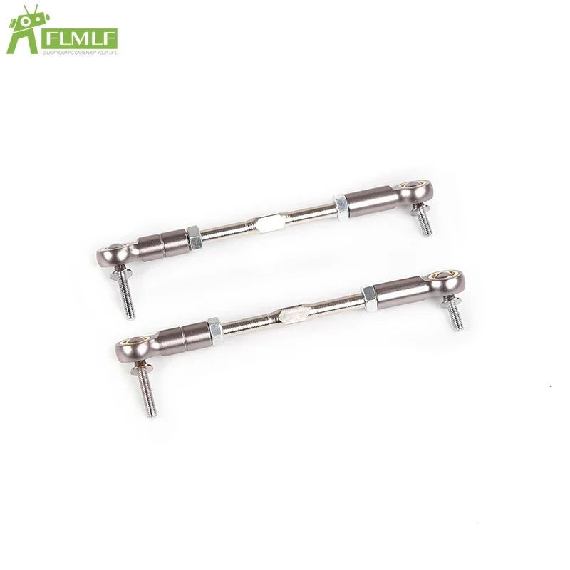 Rc Car Symmetrical Steering Kit or Accessories (Metal or Plastic Rod Version) for 1/5 HPI ROFUN ROVAN KM BAJA 5B 5T 5SC Parts image 3