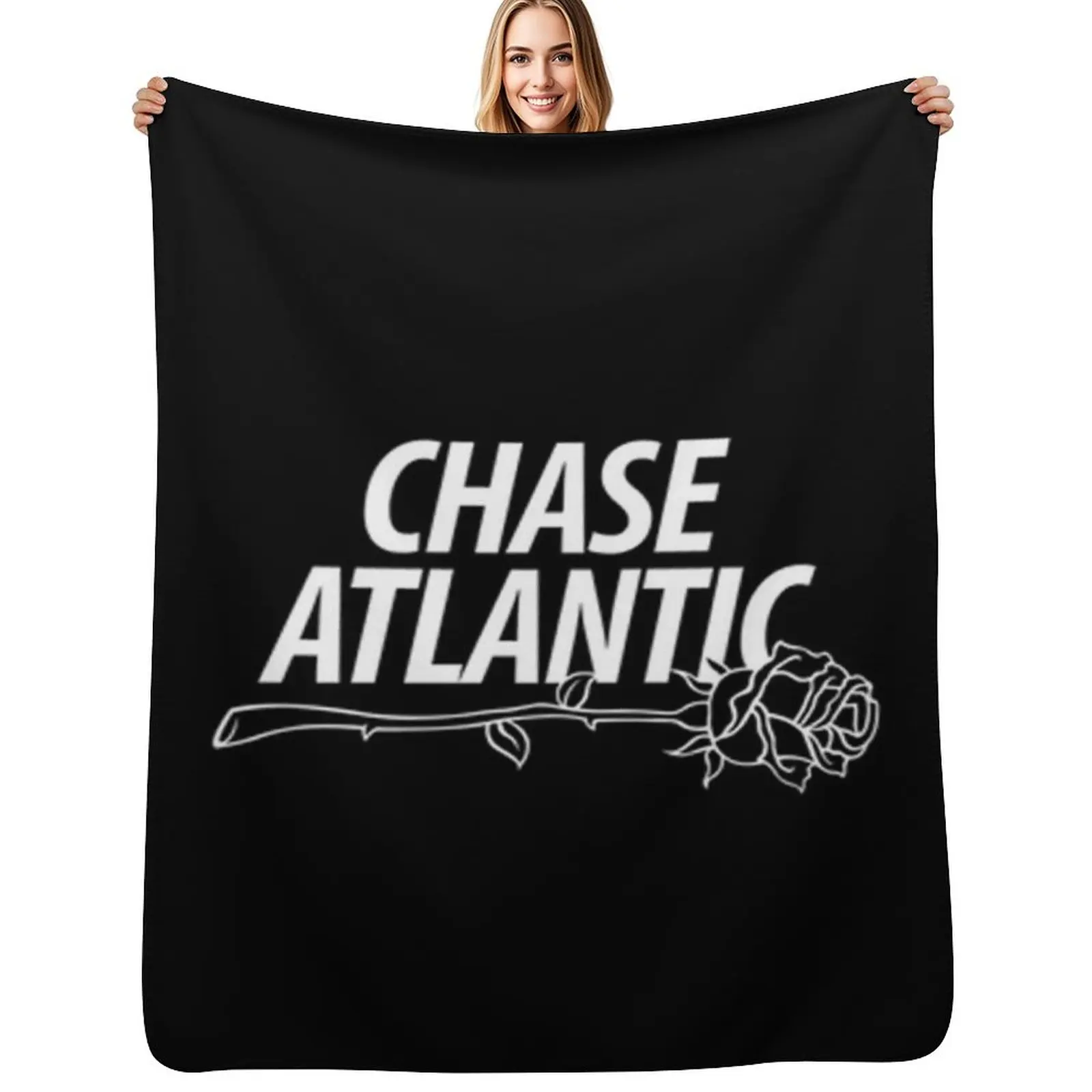 CHASE ATLANTIC ROSE LOGO Throw Blanket Stuffeds Personalized Gift Softest Cute Plaid Sofas anime Blankets