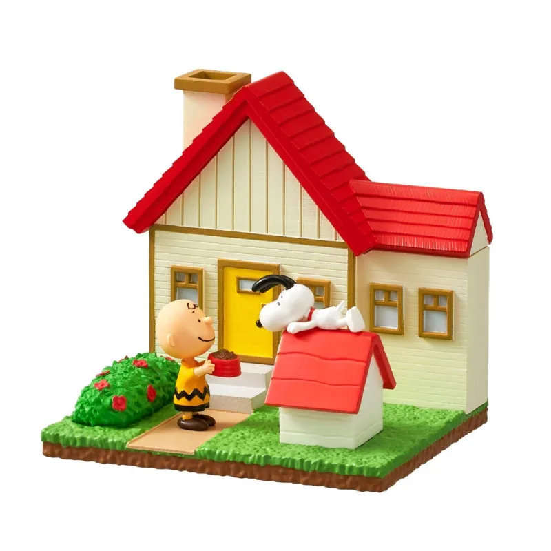 Re-ment Sweet Home Scene Blind Box - Miniatura Casa a Due Piani da Collezione, Statuetta Anime Decorativa per Appassionati di Cartoni Animati