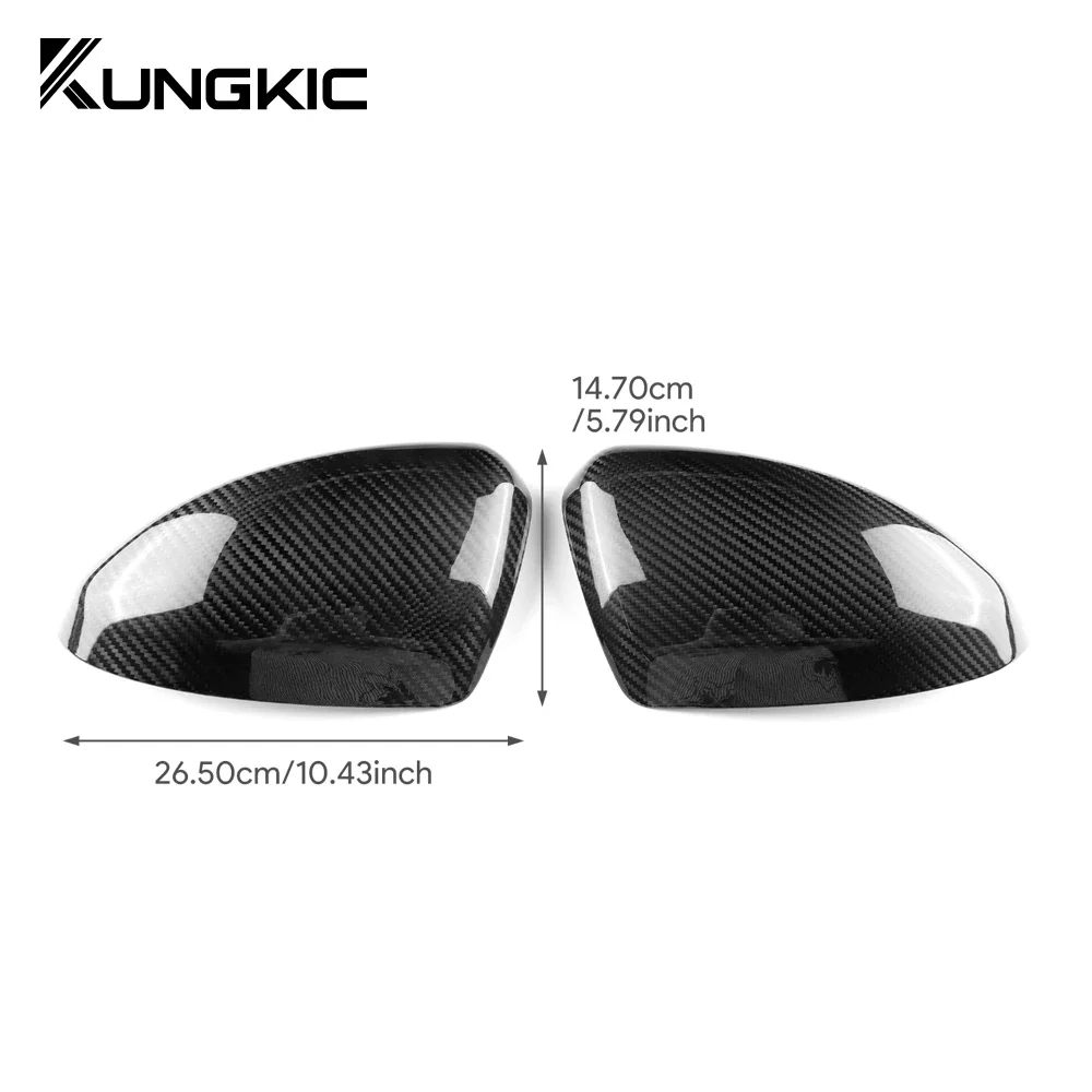 Real Hard Carbon Fiber Cover for Toyota GR86 Subaru BRZ 2021 2022 2023 2024 Car Rearview Mirror Rear View Mirror Cap