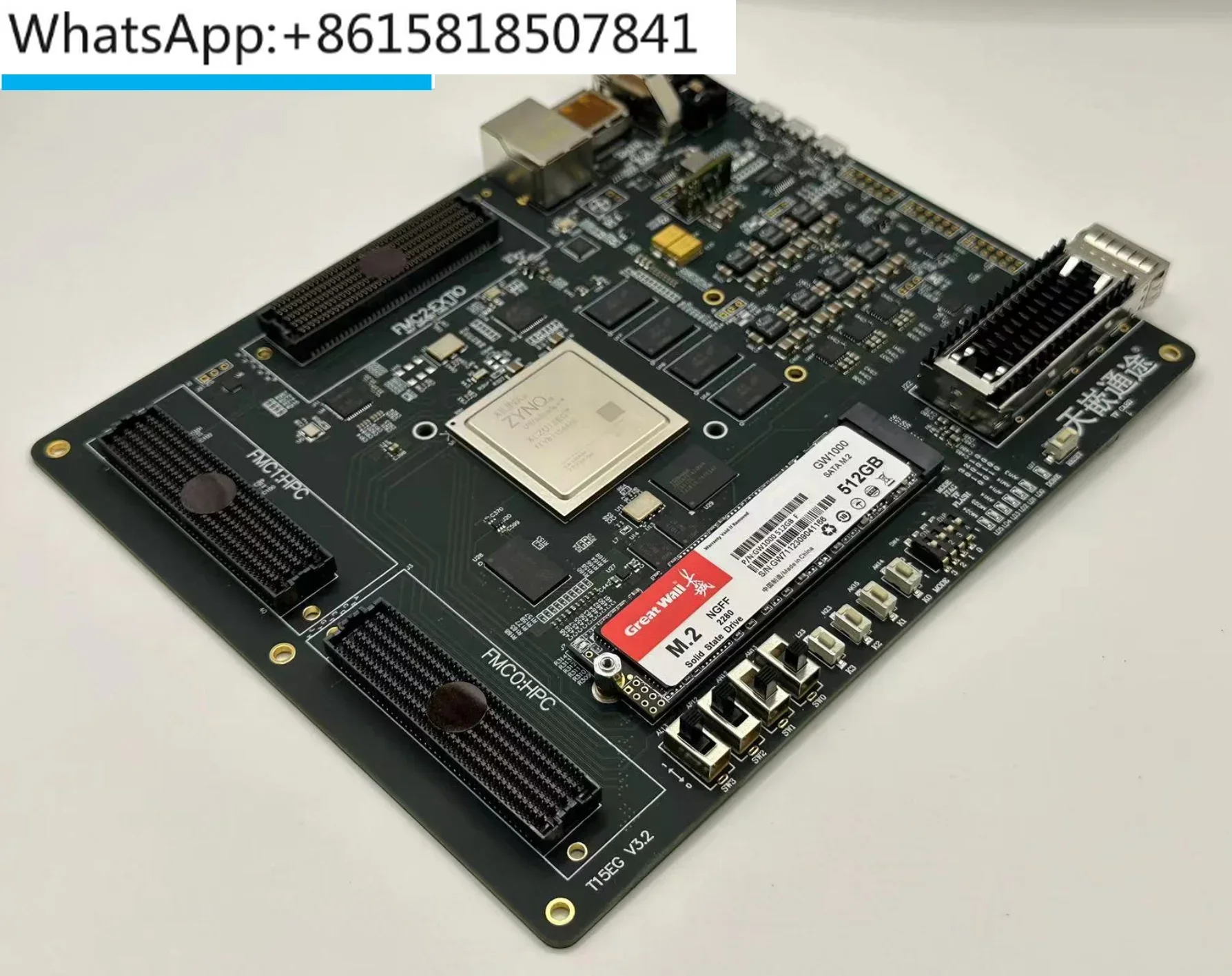 MPSOC development board XCZU15EG with FMC HPC sky embedded software radio