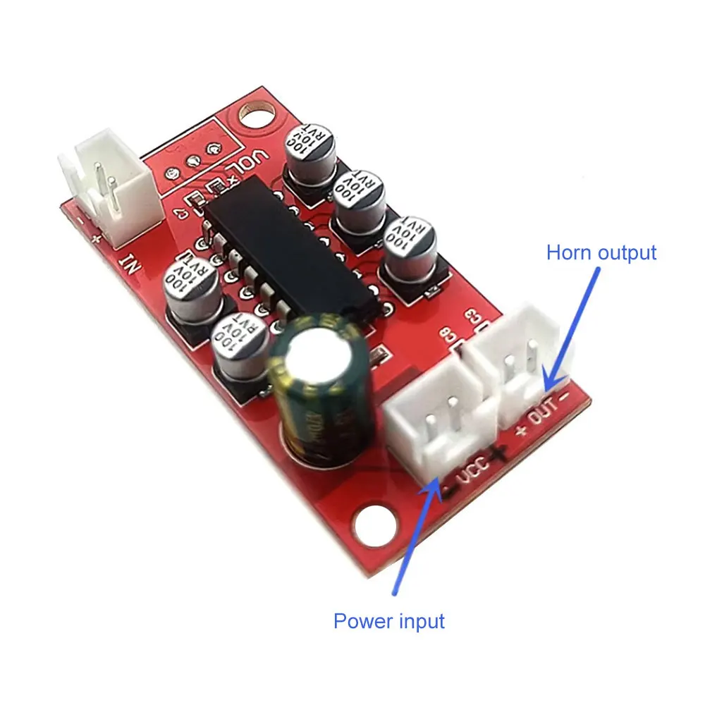 TEA2025L Mini Low Power Power Amplifier Board DC 3-10V Mono BTL Output Audio Power Amplifier Module With Volume Potentiometer