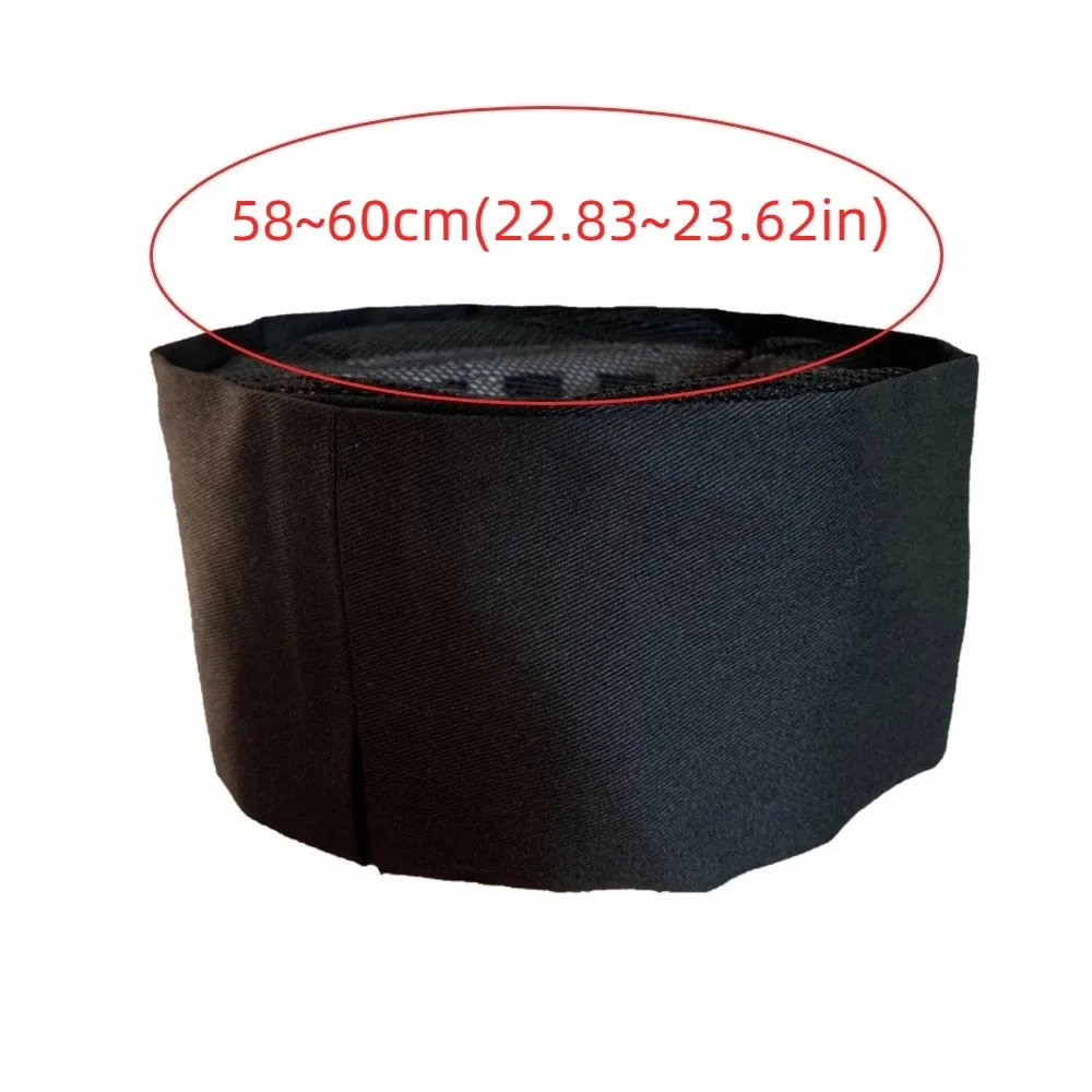 Gorro de Sushi transpirable de estilo japonés, gorros planos de Chef de Color sólido resistentes al desgaste, gorro de Chef de malla cómodo para cocinero