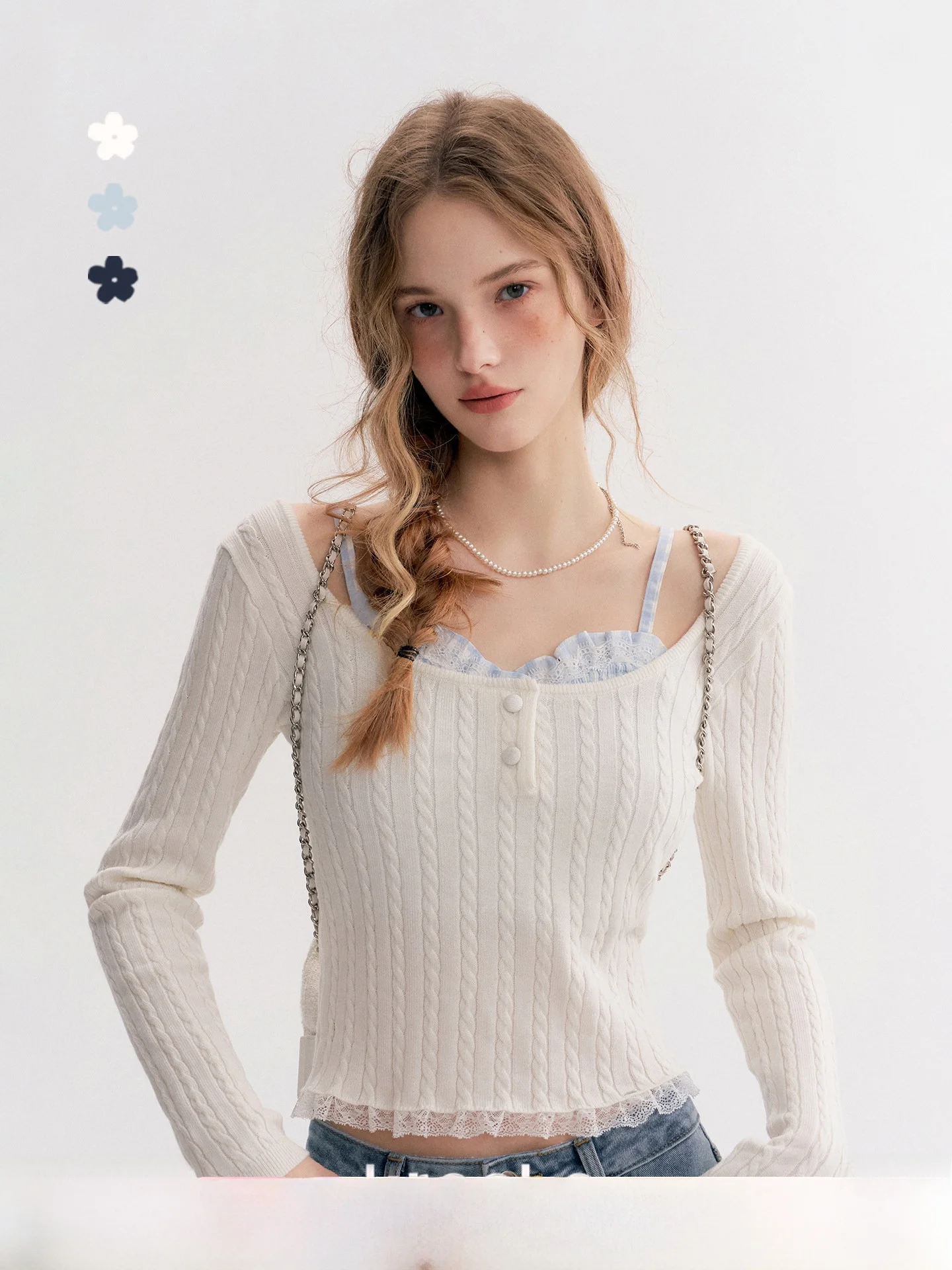 

Вязаный свитер Amy Kroche с декором из кисточек, из смесовой шерсти, повседневный крой, длинный рукав, трикотаж из полиэфирного волокна