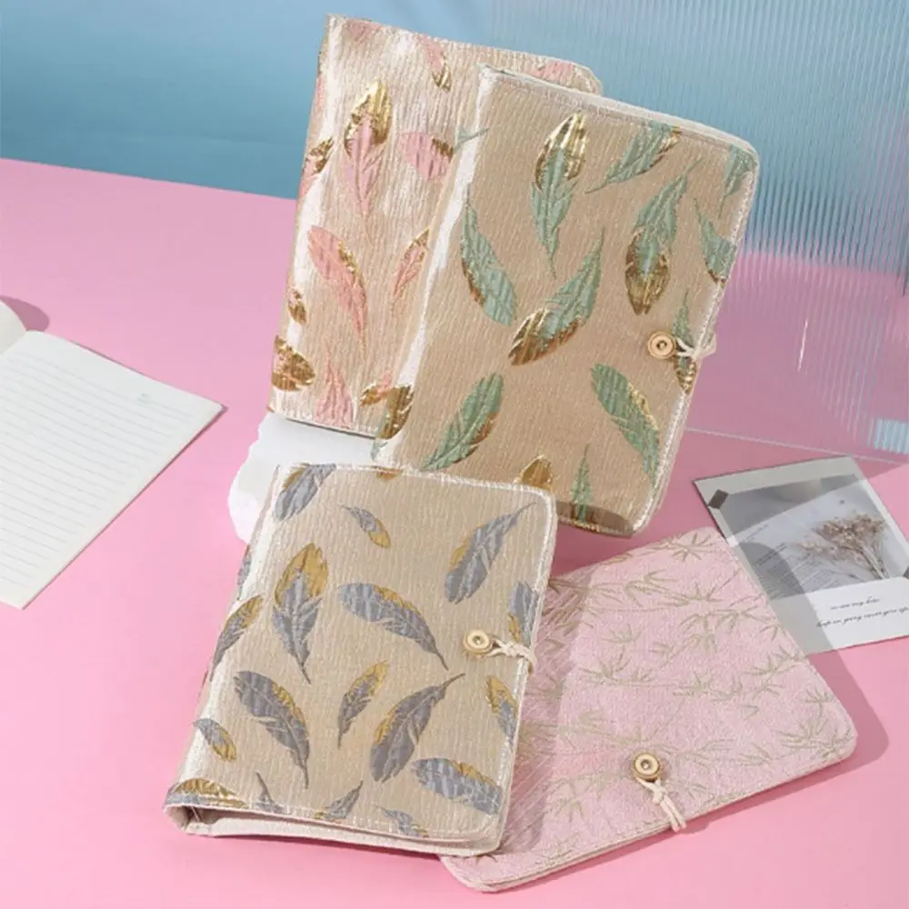 

A5/A6 Loose-leaf Book Cover Creative Embroidered Mini Budget Binder Cover To Do List Portable Notebook Cover School Supplies